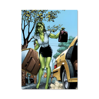 Poster She Hulk en Route