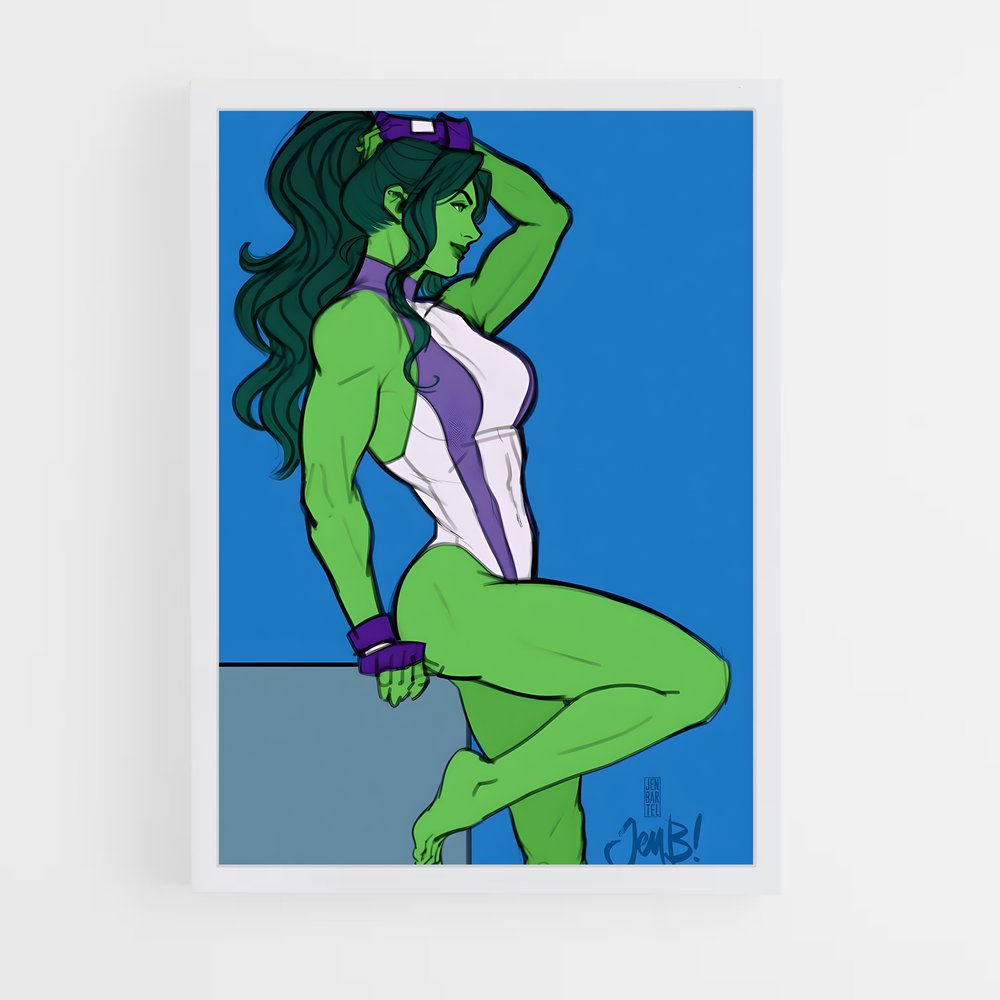ap-she hulk-1 cadre Blanc