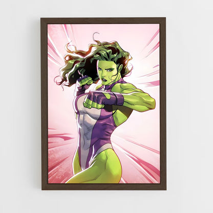 ap-she hulk-2 cadre Bois foncé
