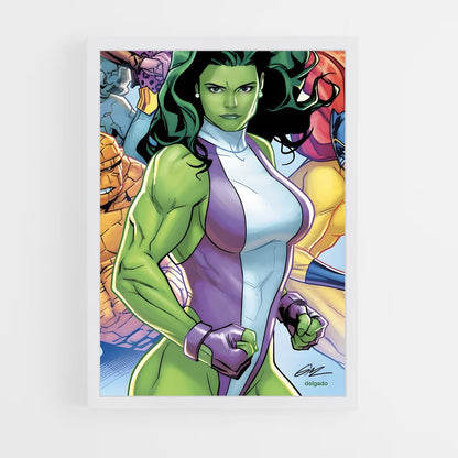 ap-she hulk-4 cadre Blanc