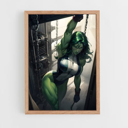 ap-she hulk-5 cadre Bois clair