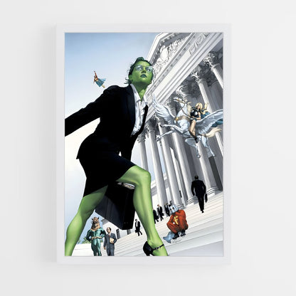 ap-she hulk-6 cadre Blanc