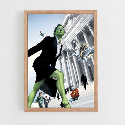 ap-she hulk-6 cadre Bois clair