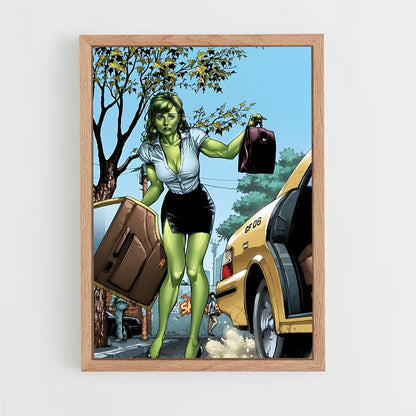 ap-she hulk-7 cadre Bois clair