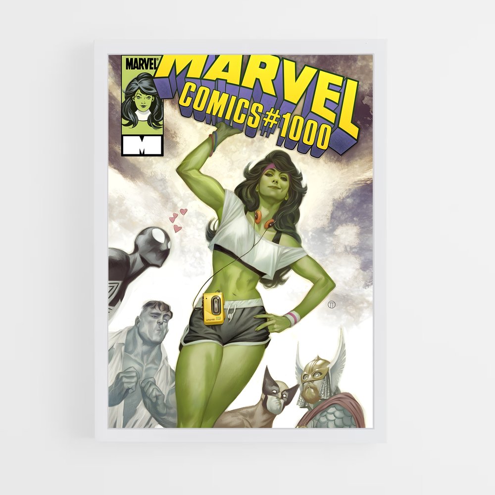 ap-she hulk-8 cadre Blanc