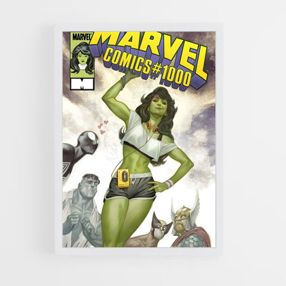 ap-she hulk-8 cadre Blanc