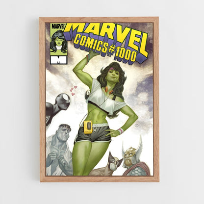 ap-she hulk-8 cadre Bois clair