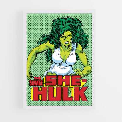 ap-she hulk-9 cadre Blanc