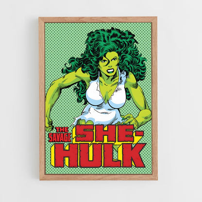 ap-she hulk-9 cadre Bois clair