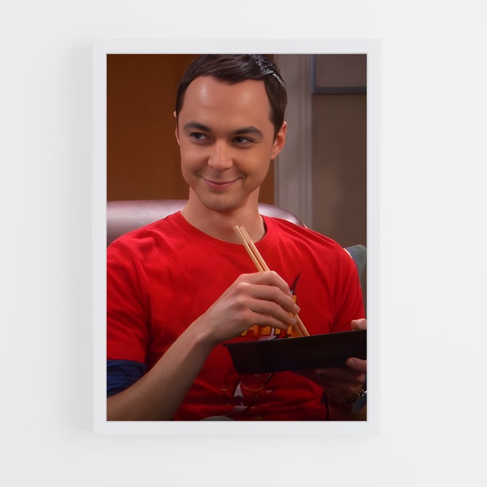 ap-sheldon cooper-1 cadre Blanc