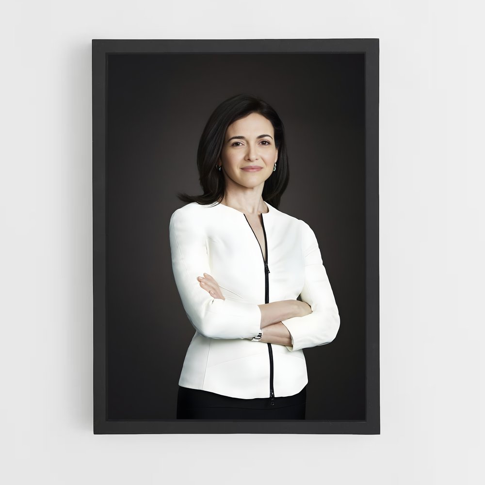 ap-sheryl sandberg-2 cadre Noir