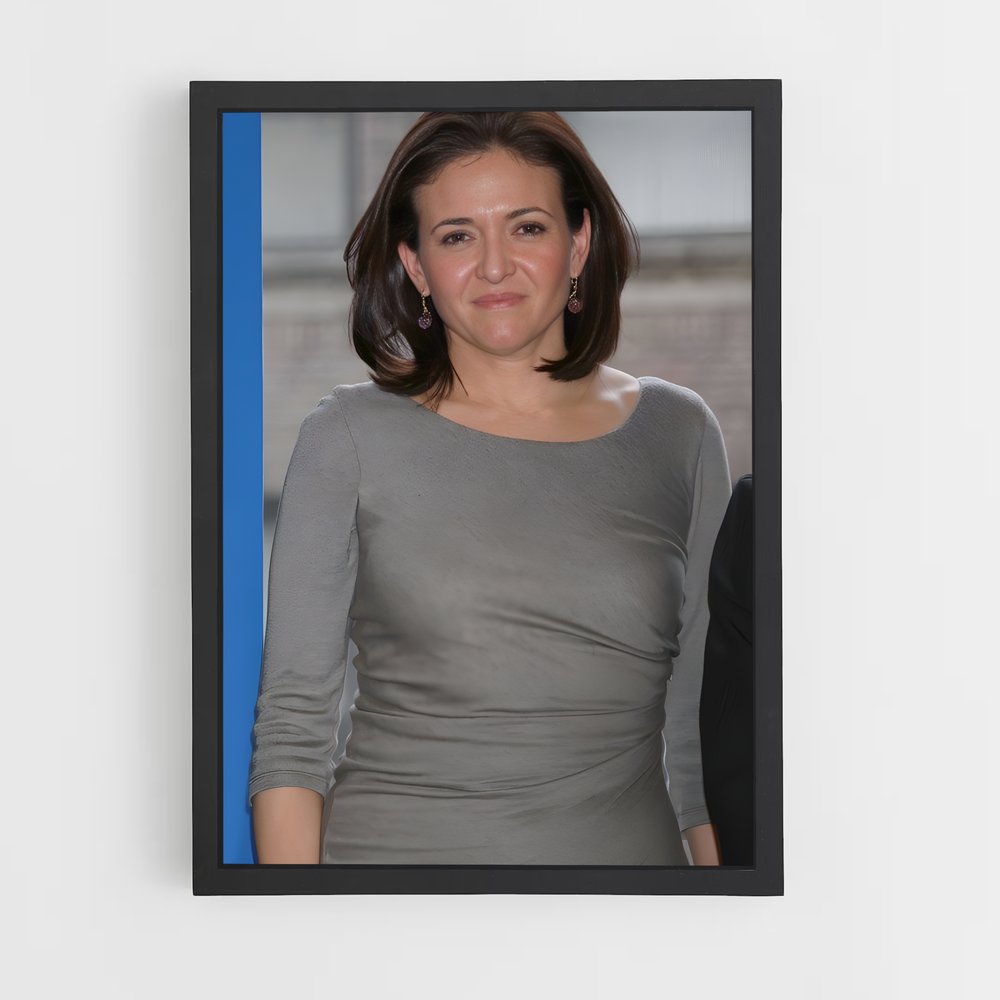 ap-sheryl sandberg-3 cadre Noir