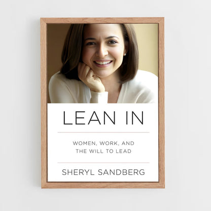 ap-sheryl sandberg-4 cadre Bois clair