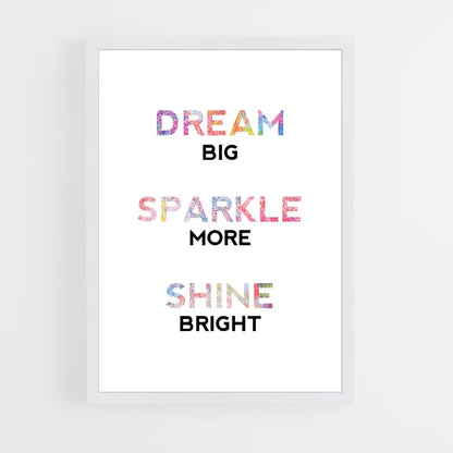 ap-shine bright-3 cadre Blanc