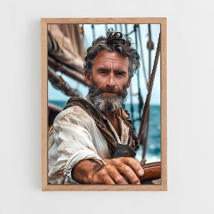 ap-ship captain-5 cadre Bois clair