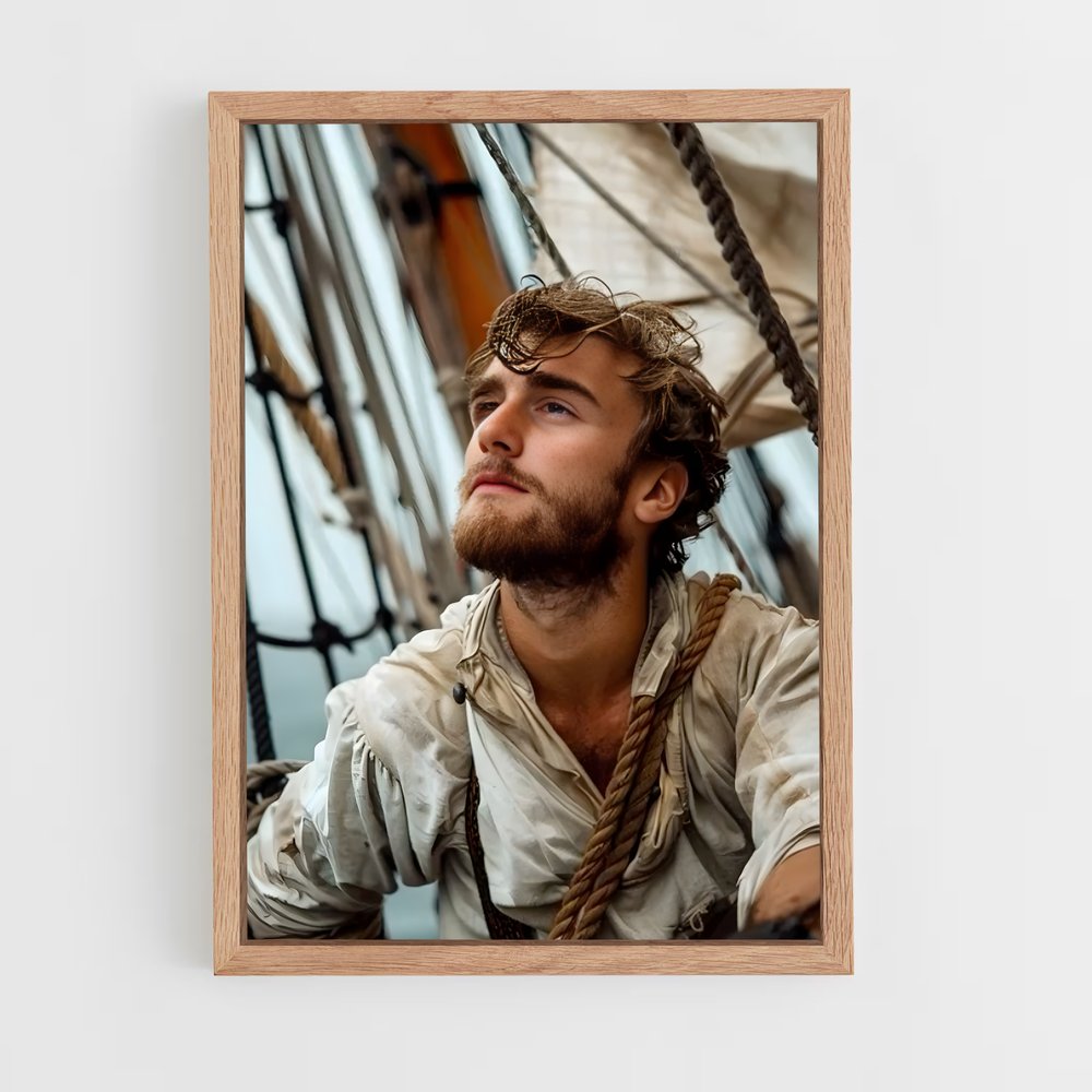 ap-ship captain-6 cadre Bois clair
