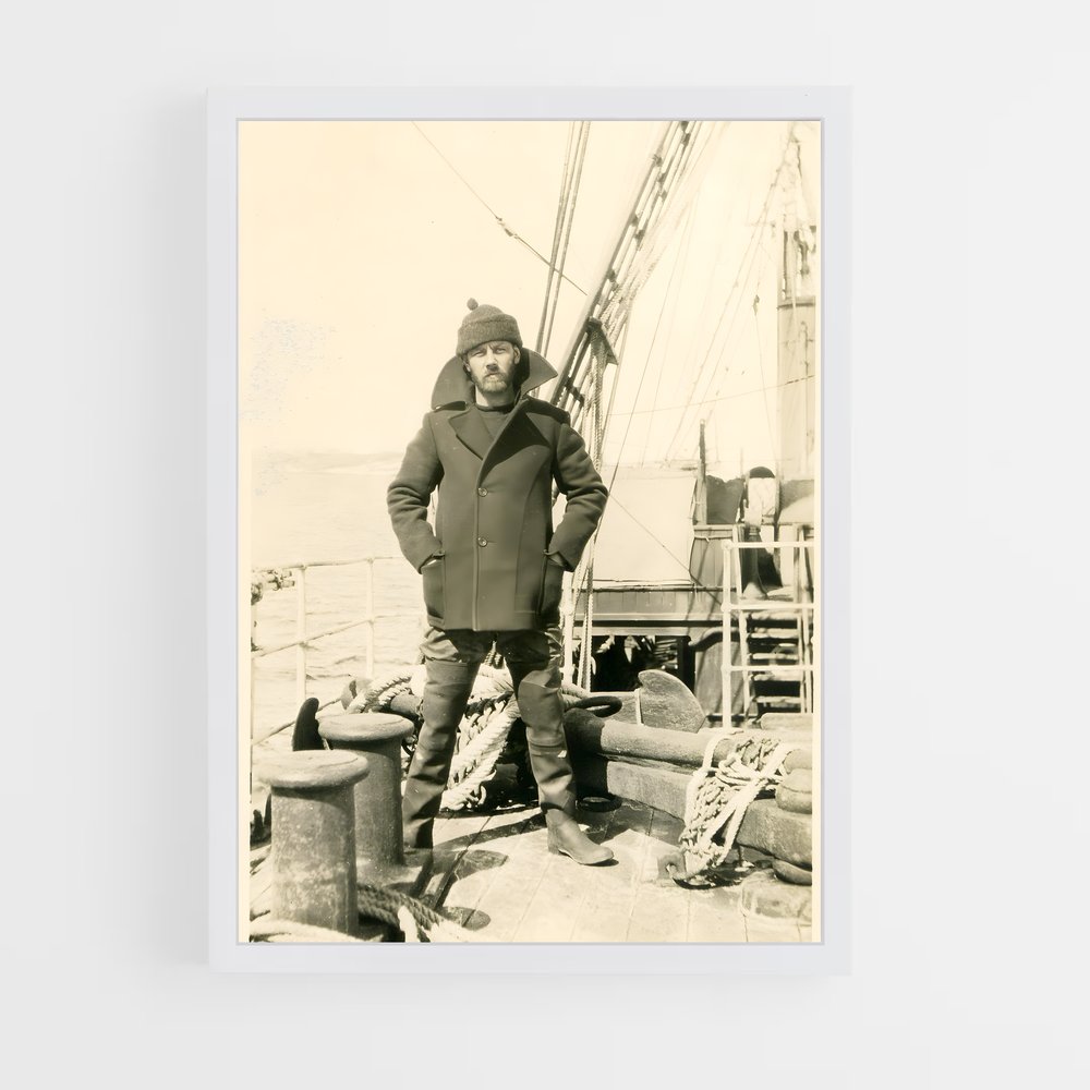 ap-ship captain-7 cadre Blanc