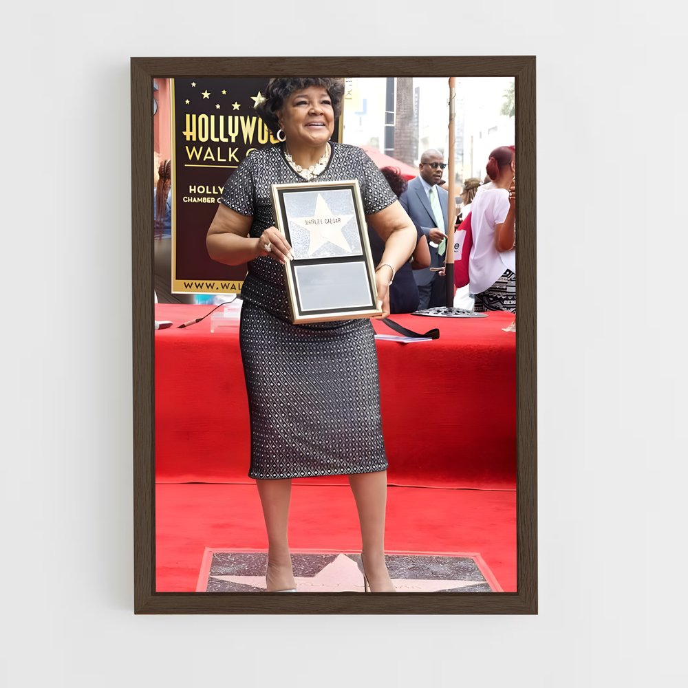 ap-shirley caesar-1 cadre Bois foncé