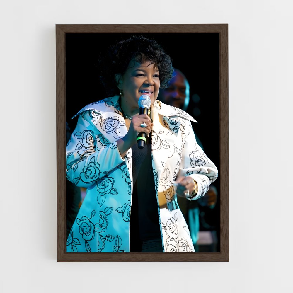 ap-shirley caesar-3 cadre Bois foncé