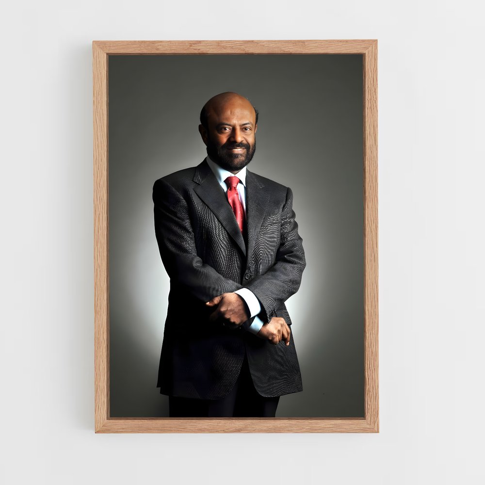 ap-shiv nadar-1 cadre Bois clair