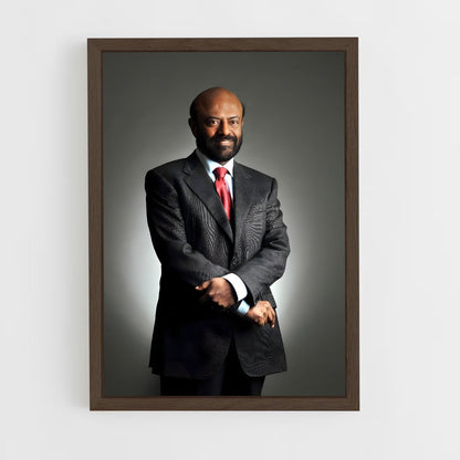 ap-shiv nadar-1 cadre Bois foncé