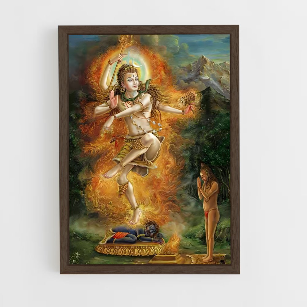 ap-shiva-3 cadre Bois foncé