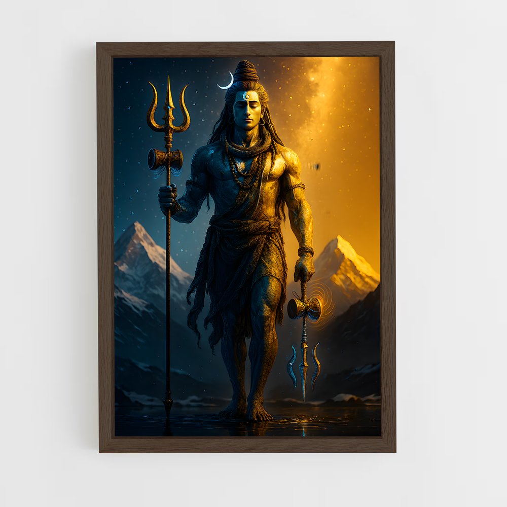 ap-shiva-7 cadre Bois foncé