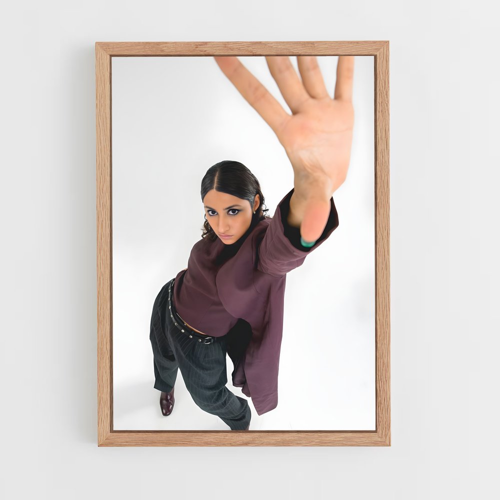 ap-shoot gesture-1 cadre Bois clair
