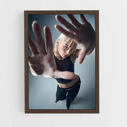 ap-shoot gesture-2 cadre Bois foncé