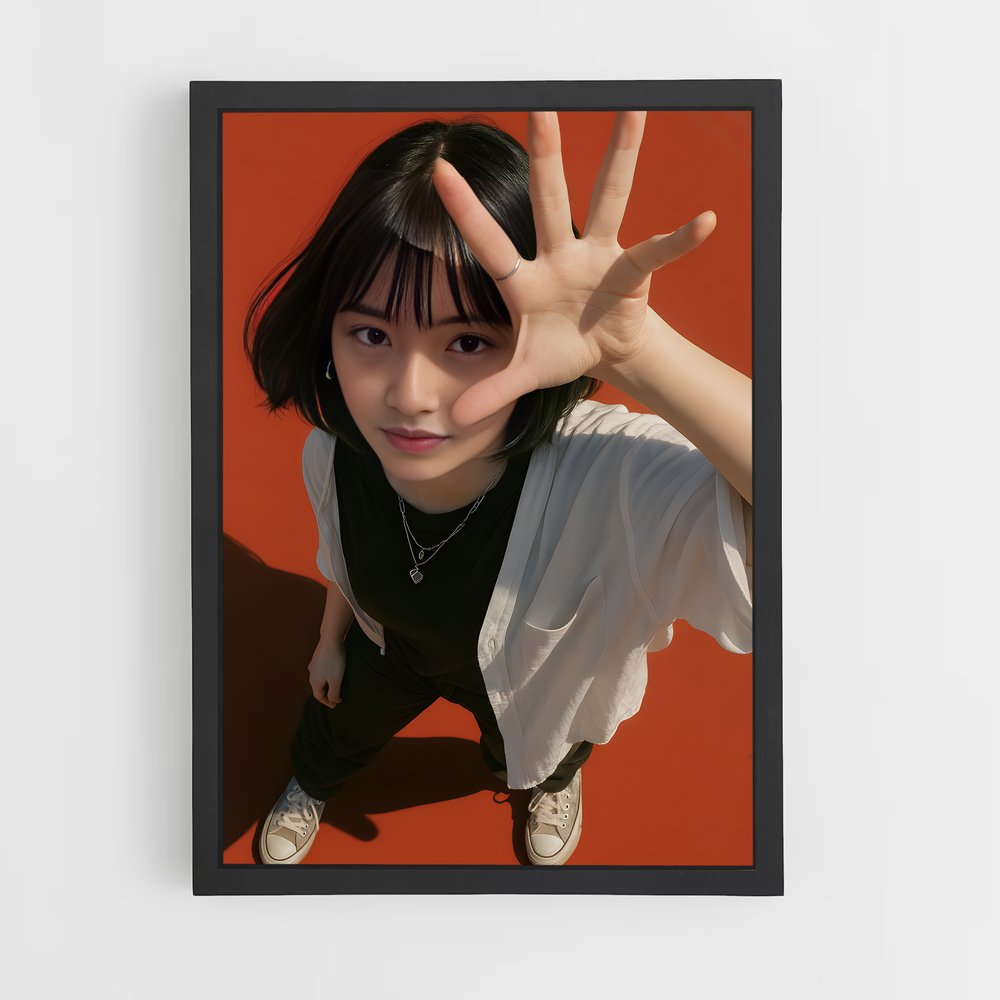 ap-shoot gesture-8 cadre Noir