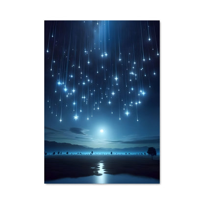 Poster Étoiles Réfléchissantes