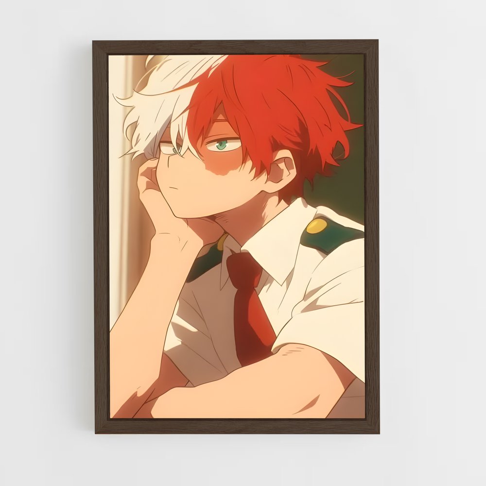 ap-shoto todoroki-1 cadre Bois foncé