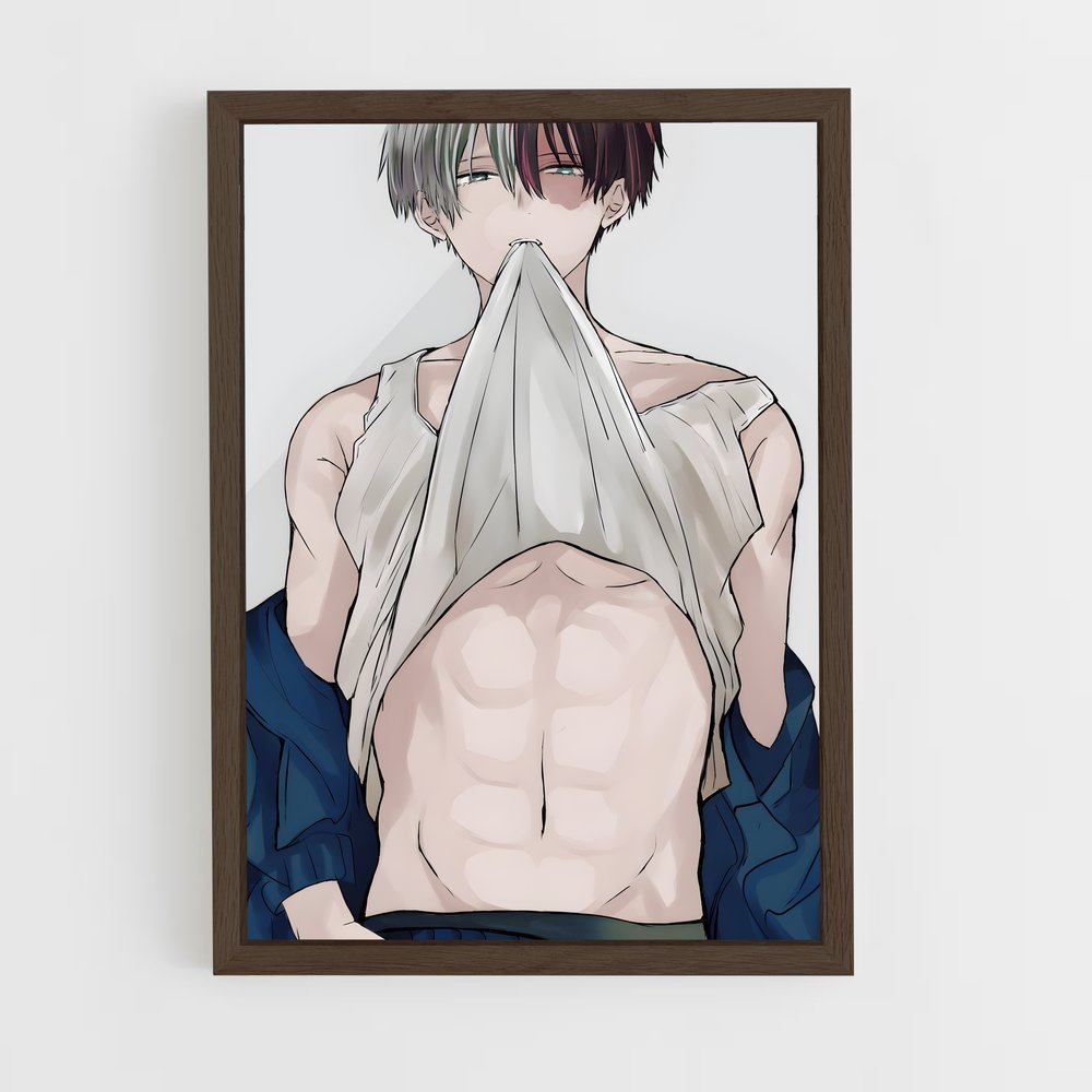 ap-shoto todoroki-2 cadre Bois foncé