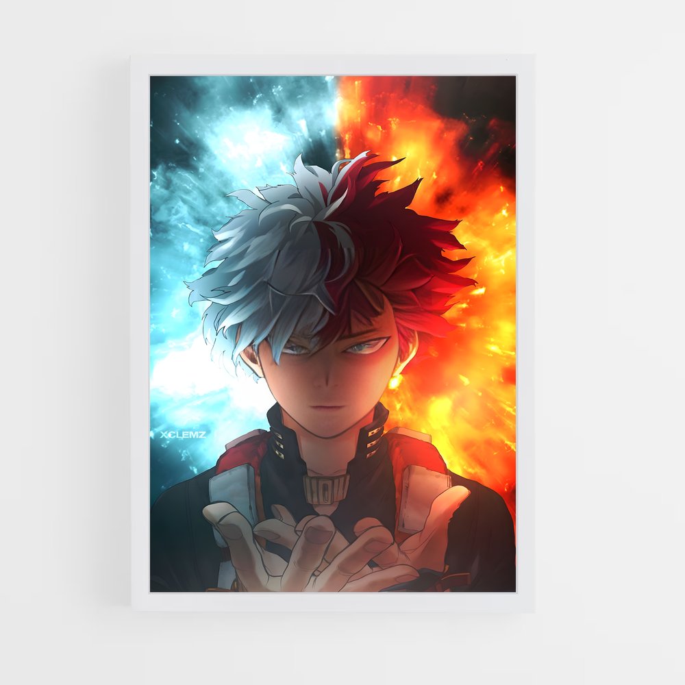 ap-shoto todoroki-3 cadre Blanc