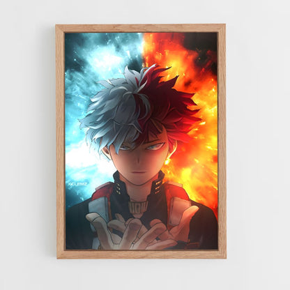 ap-shoto todoroki-3 cadre Bois clair