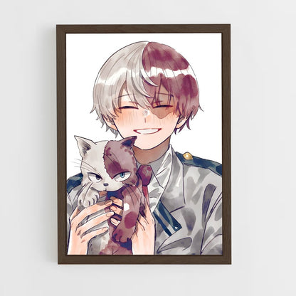 ap-shoto todoroki-4 cadre Bois foncé