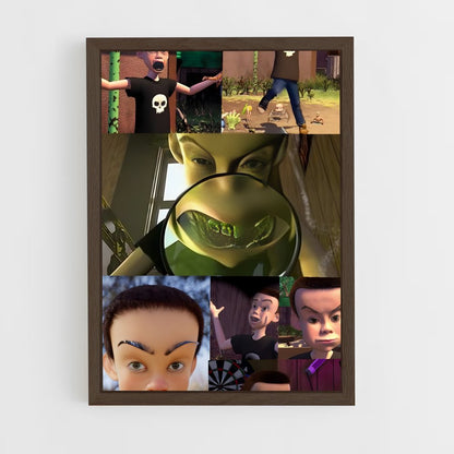 ap-sid toy story-2 cadre Bois foncé
