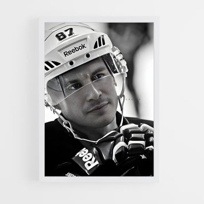 ap-sidney crosby-6 cadre Blanc