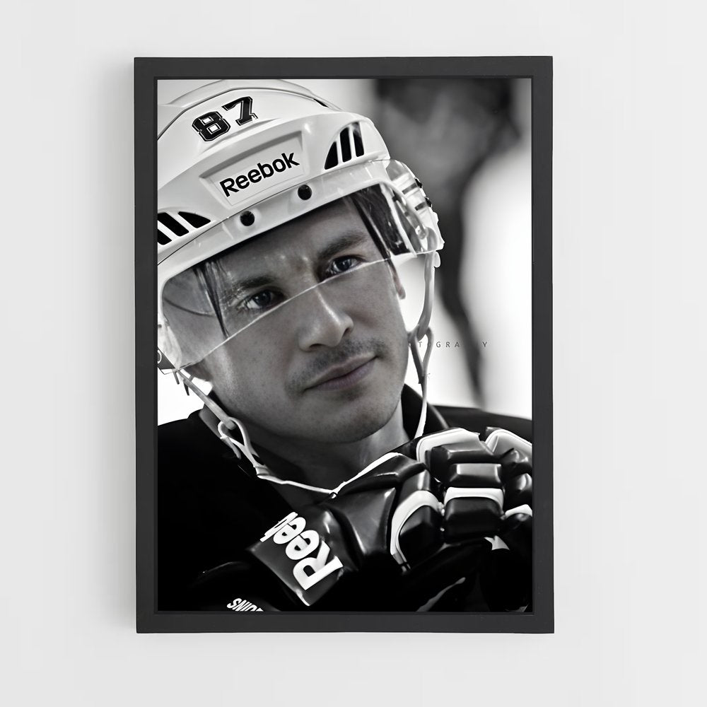 ap-sidney crosby-6 cadre Noir