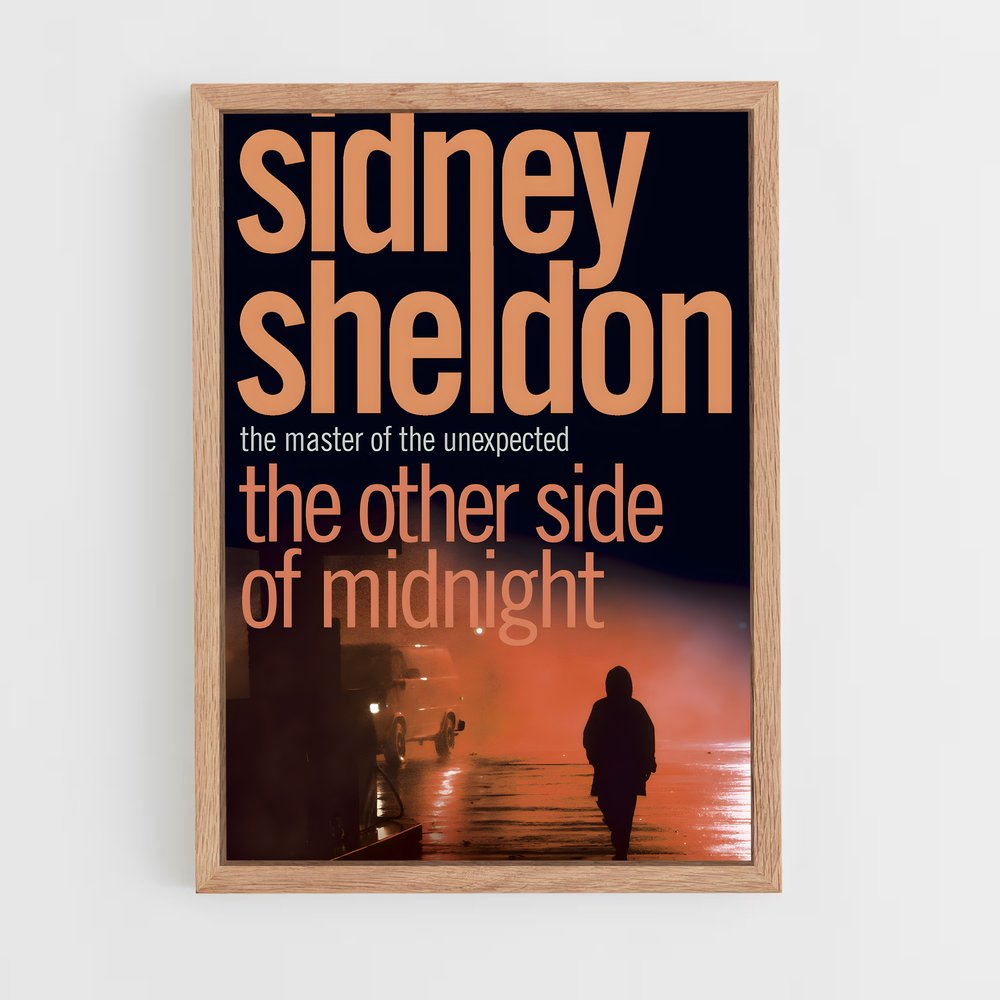 ap-sidney sheldon-3 cadre Bois clair