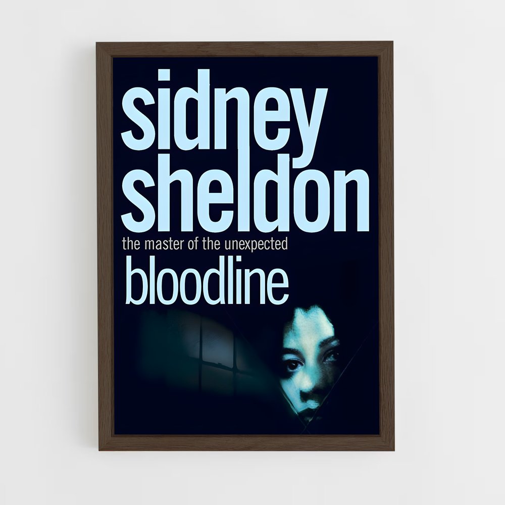 ap-sidney sheldon-5 cadre Bois foncé