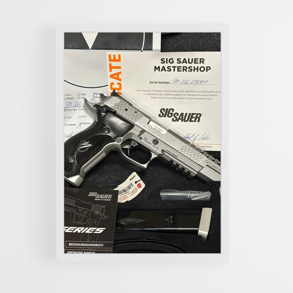 ap-sig sauer p226-3 cadre Blanc