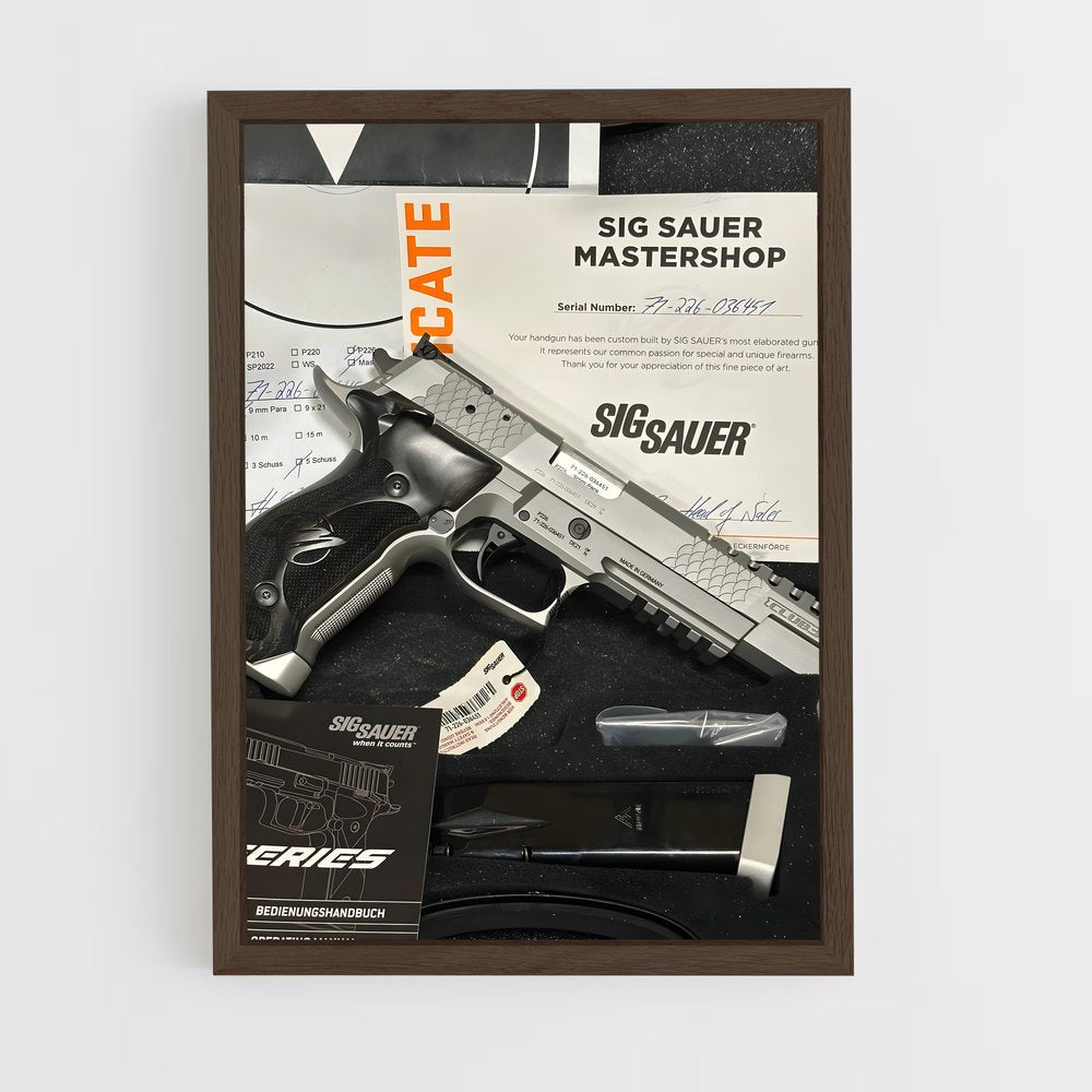 ap-sig sauer p226-3 cadre Bois foncé