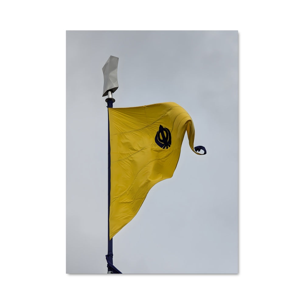 Poster Drapeau Jaune
