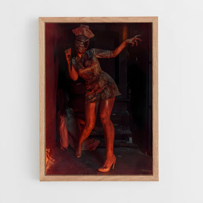 ap-silent hill-5 cadre Bois clair