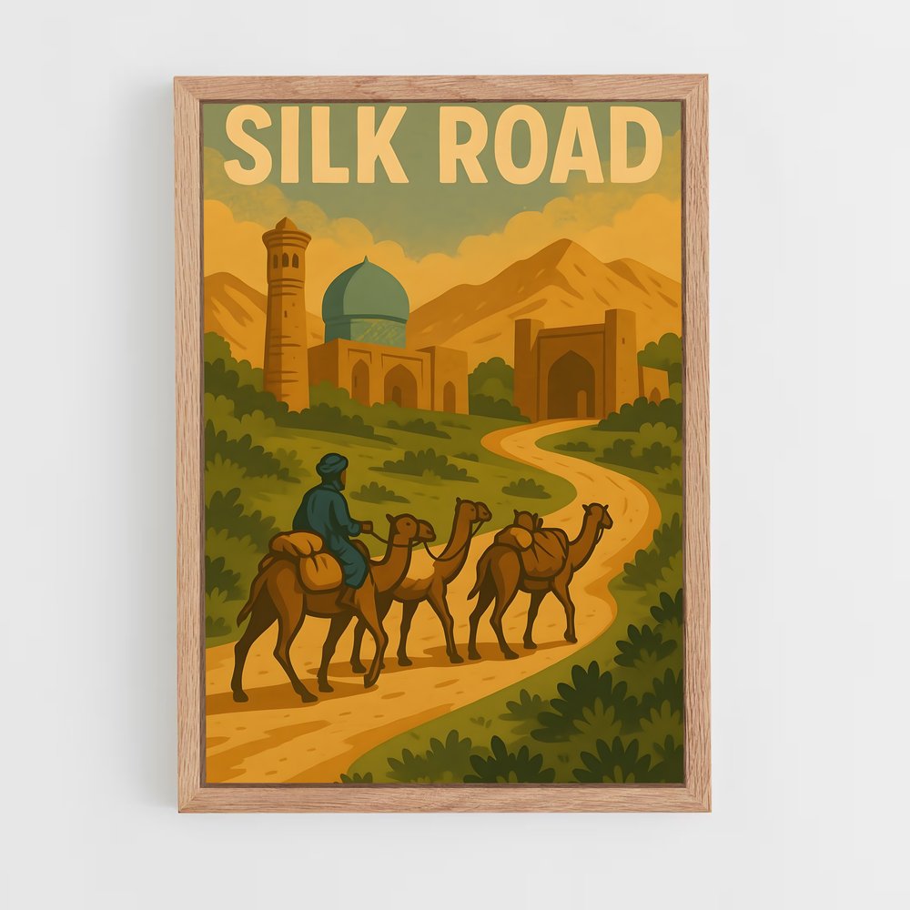 ap-silk road-2 cadre Bois clair