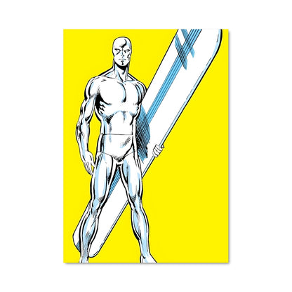 Poster Surfing the Silver Wave