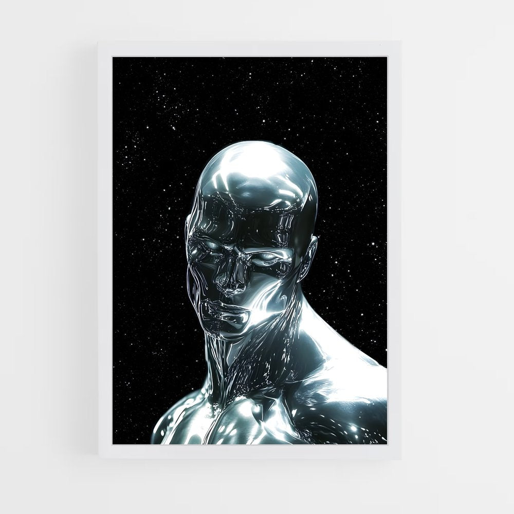 ap-silver surfer-1 cadre Blanc