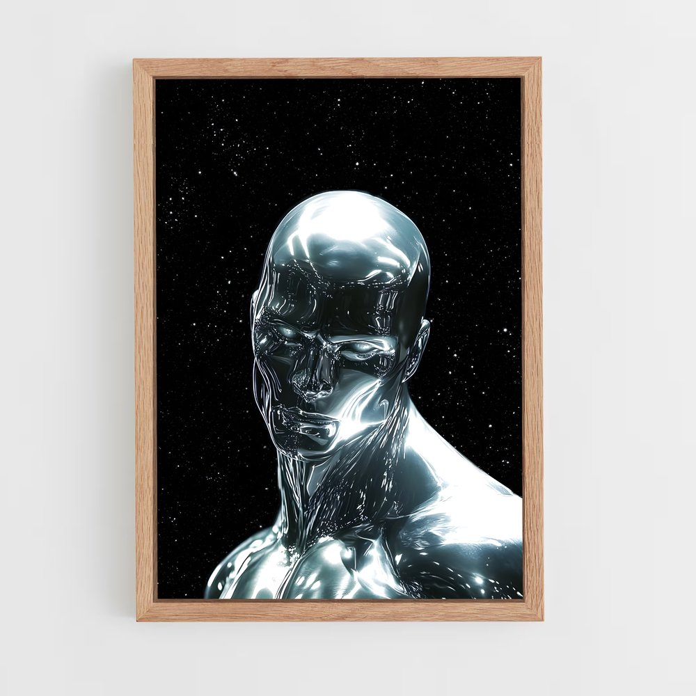 ap-silver surfer-1 cadre Bois clair