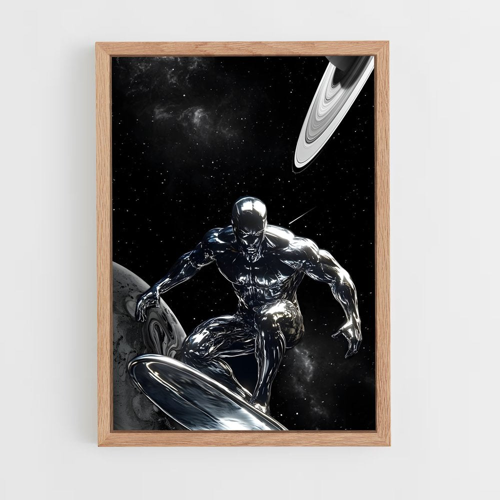 ap-silver surfer-13 cadre Bois clair